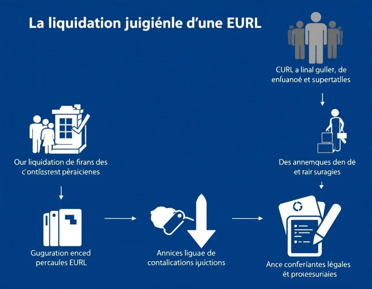 La liquidation judiciaire d'une EURL : Guide complet des annonces légales et procédures